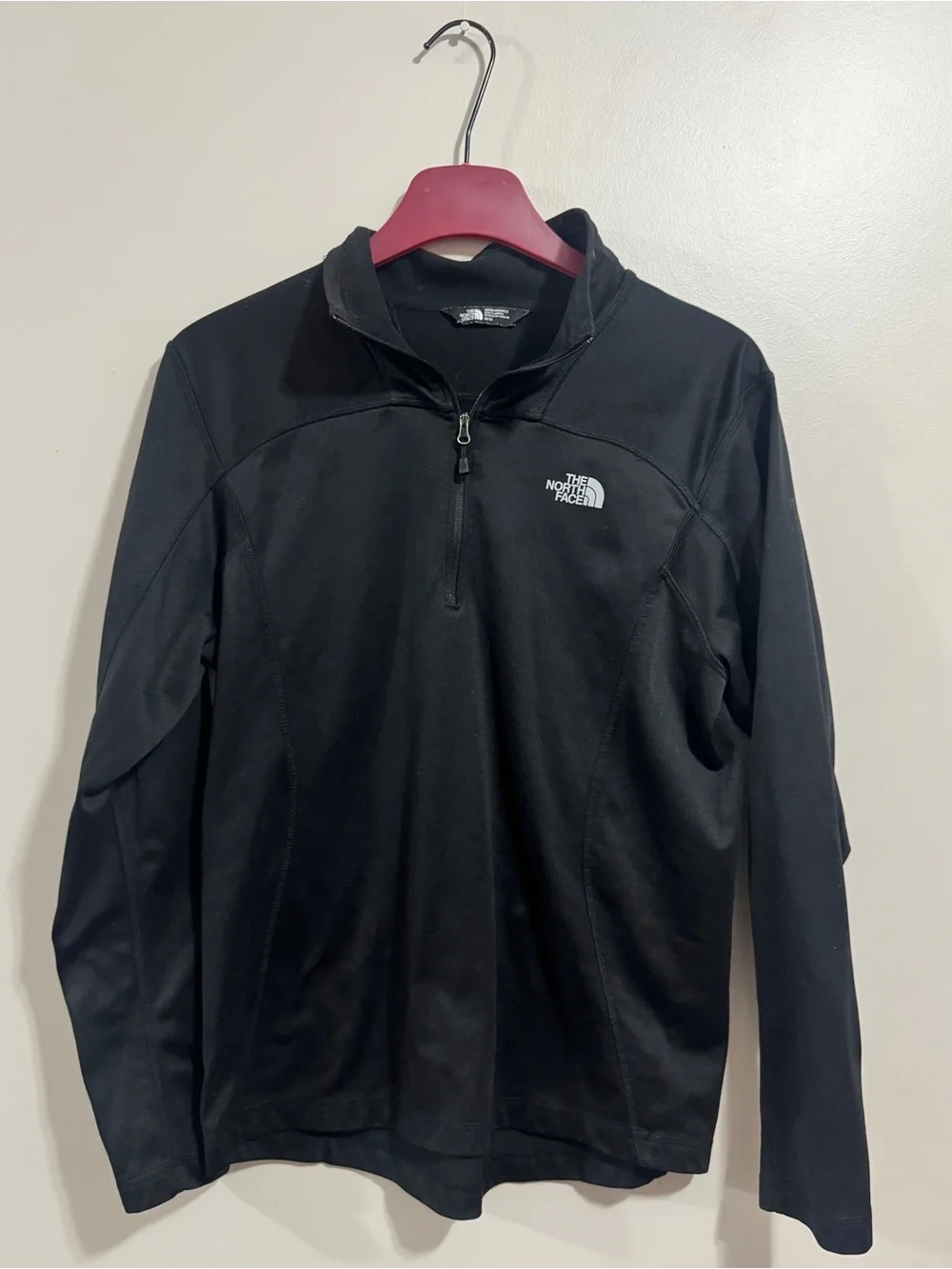 The North Face 1/4 Zip Pullover Men’s M Black Performance Jacket Everyday